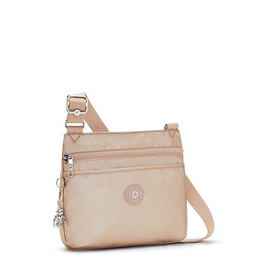 Kipling Emmylou Metallic Crossbody Veske Gull | NO 2106BE